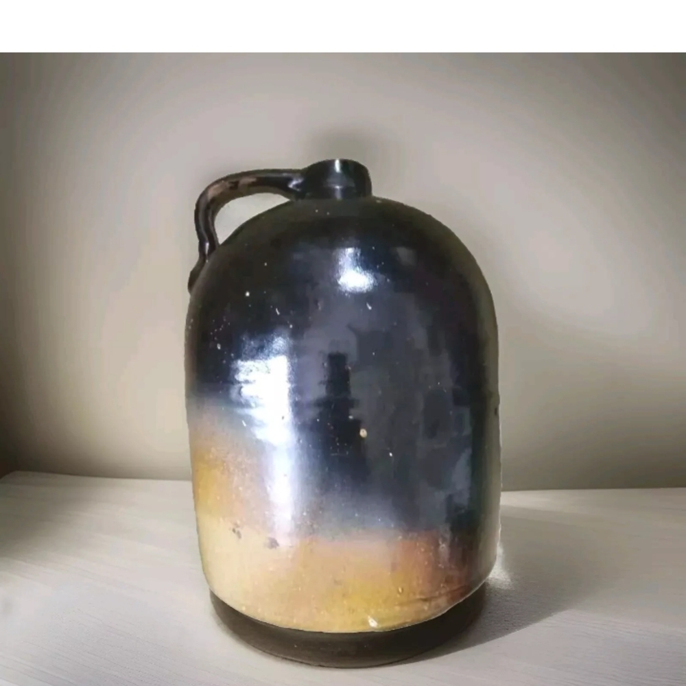 Handcrafted Ceramic Jug Near perfect 3 Gallon Stoneware Whiskey Moonshine Jug